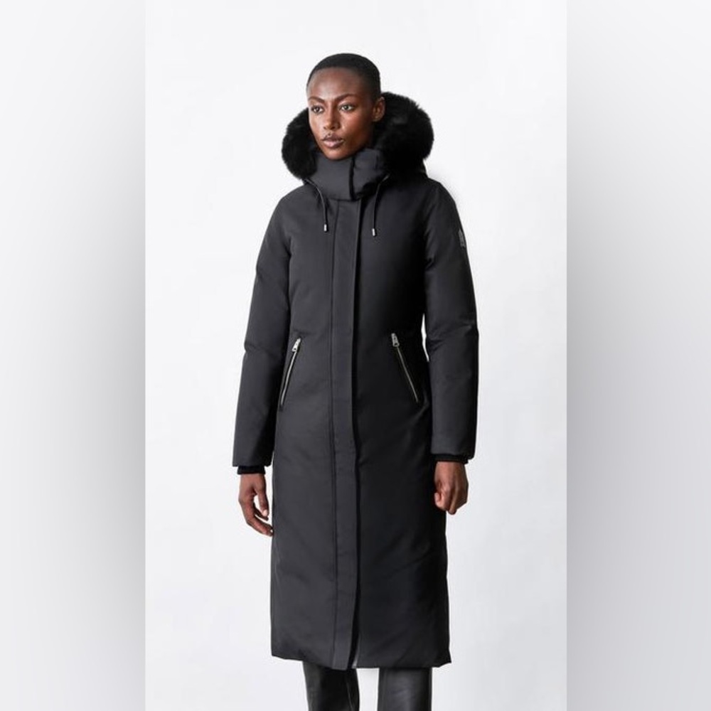 Mackage long Kelsie coat fur hood
